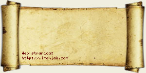 Danijela Damjanac vizit kartica